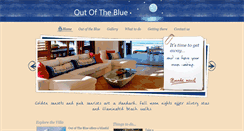 Desktop Screenshot of outofthebluevilla.com